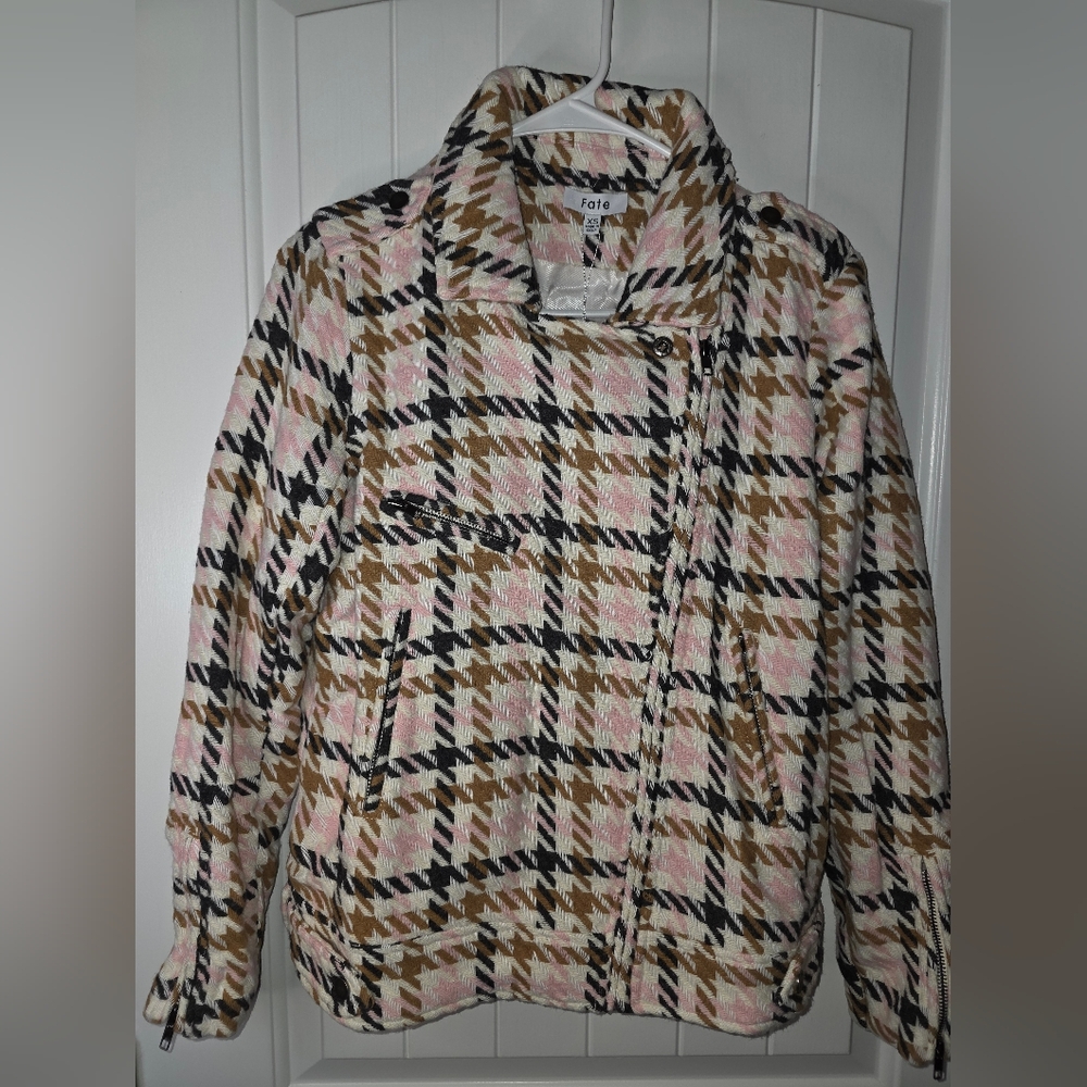 Fate Tweed Wool Poly Blend Jacket High Quality NWT β€οΈ